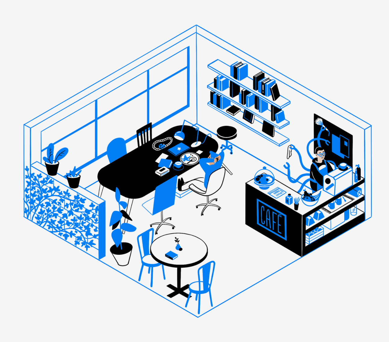 coffee shop graphic