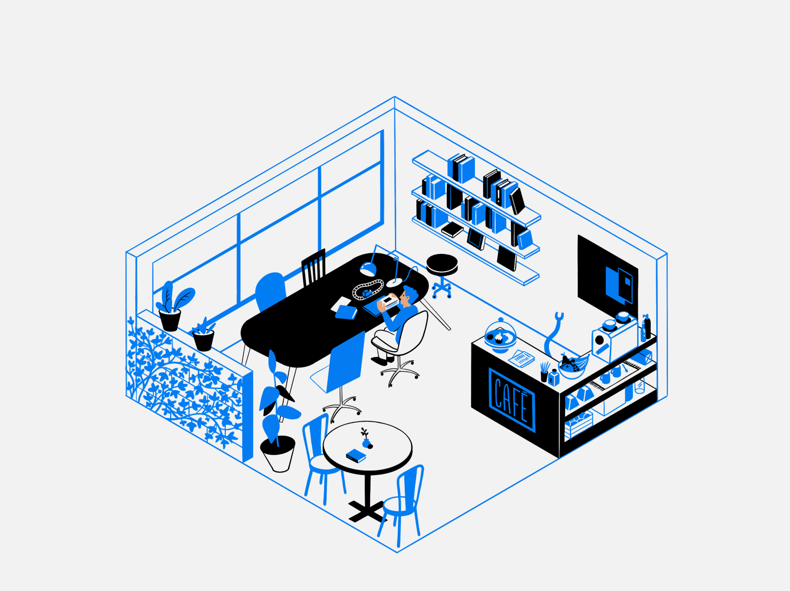 library cafe